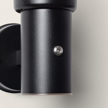 Image of Optic Outdoor Stainless Steel Wall Lamp with Twilight Sensor