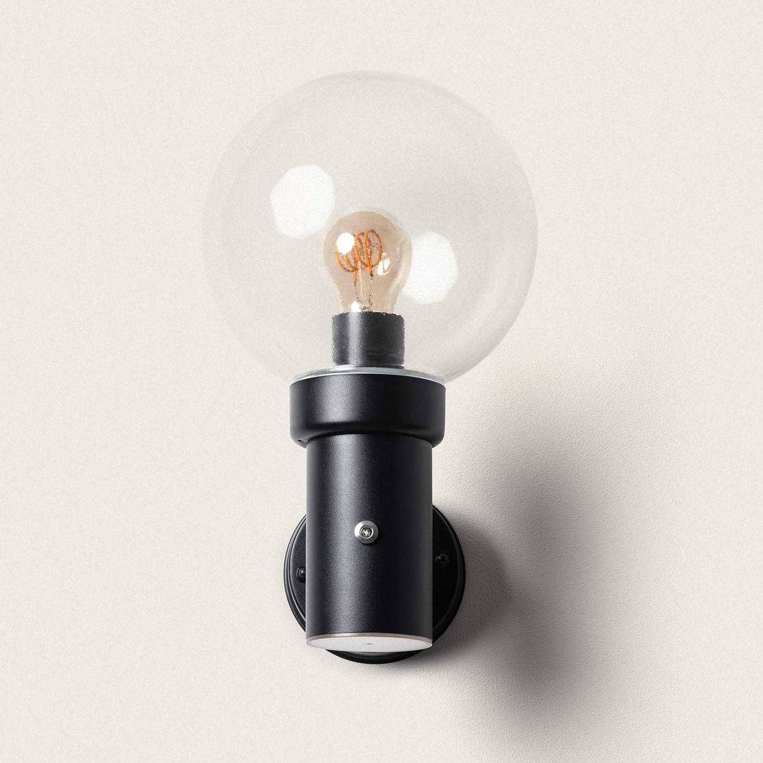 Kinkiet Ścienny Zewnętrzny Stal Nierdzewna z Czujnikiem Zmierzchu Optic - widok prezentacyjny