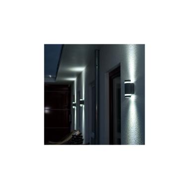 Image de Applique Murale Extérieure Aluminium et Verre Focus Gris LUTEC