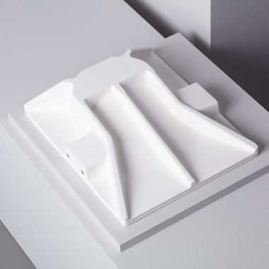 Bild von Wandleuchte für Gips/Gipsplatten Integration für LED-Glühbirne GU10 / GU5.3 Schnitt 353x293 mm