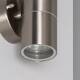 Image de Applique Murale Extérieure Acier Inoxydable Éclairage Double Face Satin 