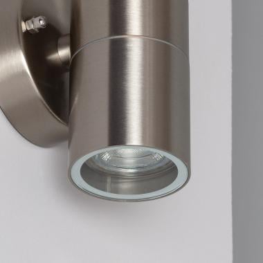 Bild von Wandleuchte Außen Edelstahl Satin