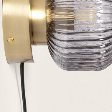 Image of Windsor Metal & Glass Wall Lamp