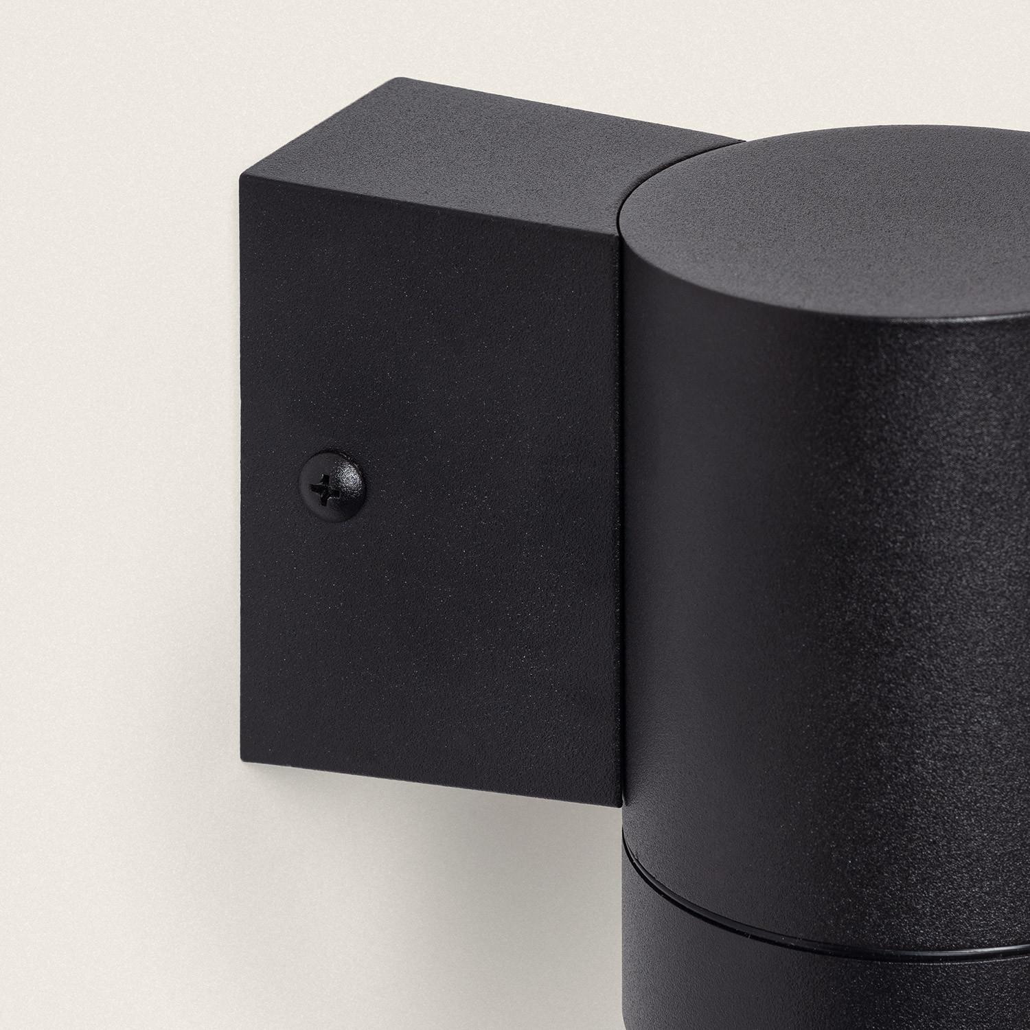 Kinkiet Ścienny Zewnętrzny z Aluminium Czarny Oakham - widok 3