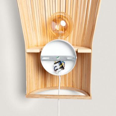 Afbeelding van Wandlamp Bamboe  Zahara ILUZZIA