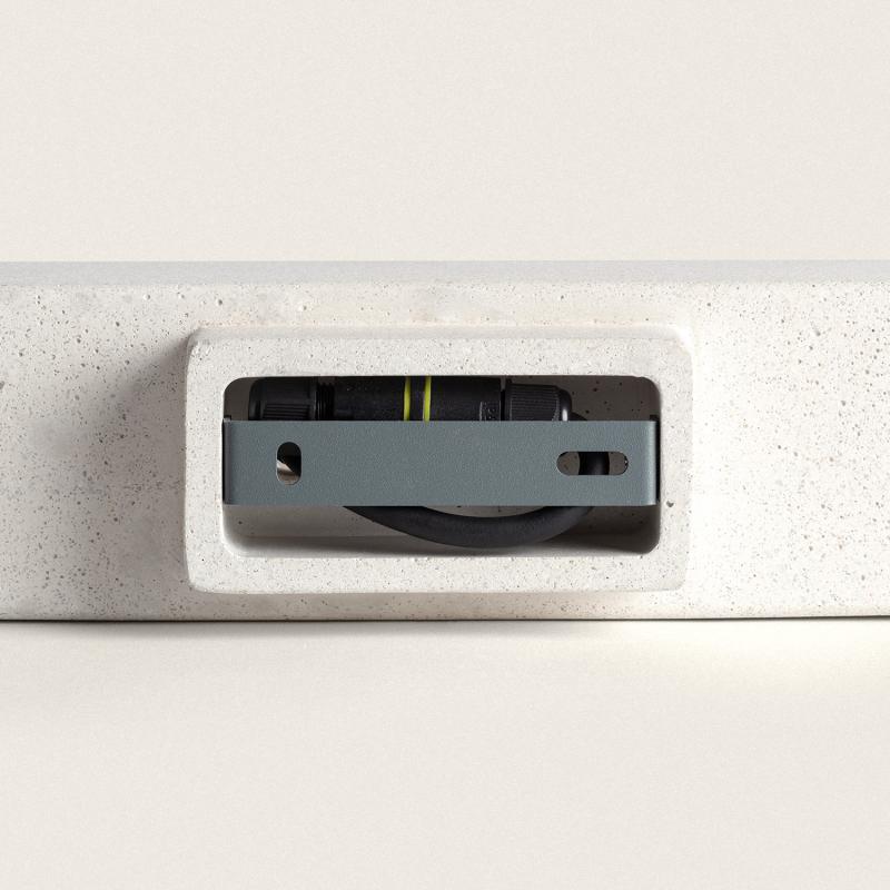 Image of Banjar Cement Double Sided Outdoor Square Wall Lamp Image of Banjar Cement Double Sided Outdoor Square Wall Lamp