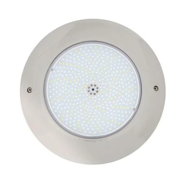 Image of 12V DC Surface Mounted 35W Stainless Steel Submersible RGBW LED Pool Light IP68