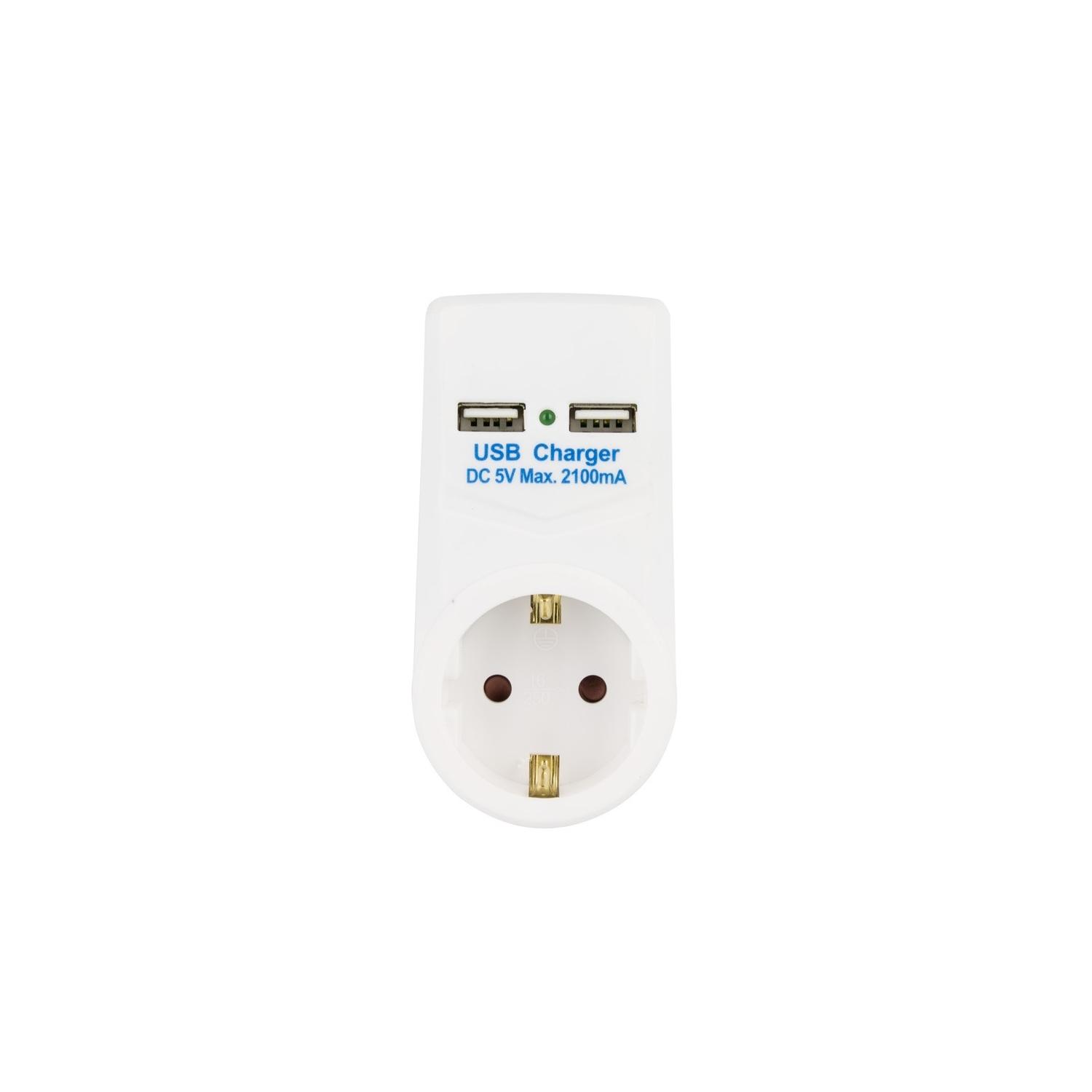Adapter Sieciowy 2xUSB - parametry