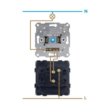Image de Variateur Va-et-Vient Universel LED Triac   