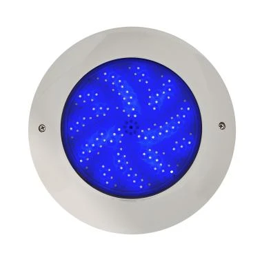 Image of 12V DC Surface Mounted 20W Stainless Steel Submersible RGBW LED Pool Light IP68