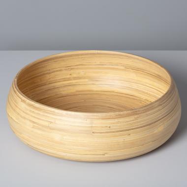 Immagine di Paralume Lampada a Sospensione Bambù Shuka Sari Big Ø500 mm ILUZZIA