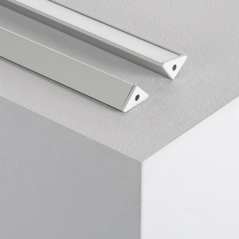 Profilo In Alluminio Da Incasso Per Striscia LED Con Diffusore - 2 - Foto 3