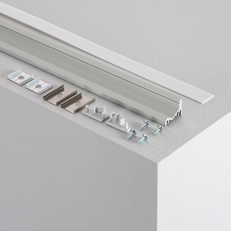 Image of 1m Variable Corner Aluminium Profile for LED Strips up to 10 mm
