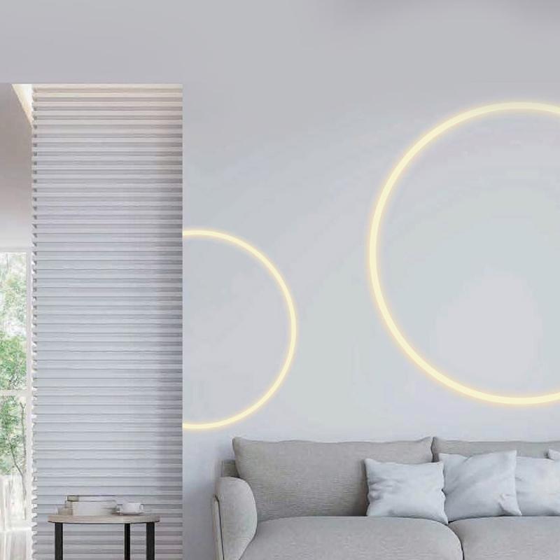 Tube Silicone LED Flex Encastré Pour Ruban LED Jusqu'à 15 Mm 10 M