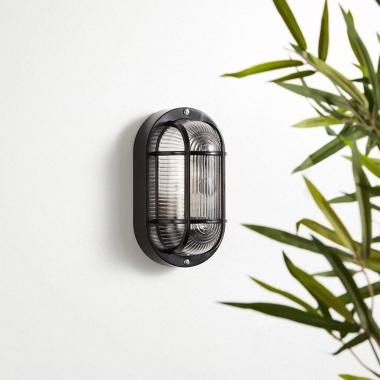 Bild von Ovale Deckenleuchte für Außen 205x120 mm Hublot Kildare