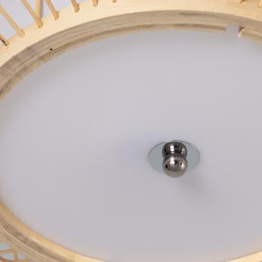 Image de Plafonnier Rond Bambou Ø400 mm Calpe 