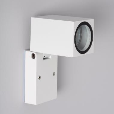 Immagine di Applique da Parete per Esterni Alluminio Quadrato Onuba