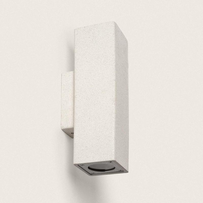 Image of Banjar Cement Double Sided Outdoor Square Wall Lamp Image of Banjar Cement Double Sided Outdoor Square Wall Lamp