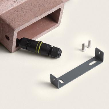 Obrázek Venkovní Nástěnné Svítidlo z Cementu Oboustranné Banjar Rond II