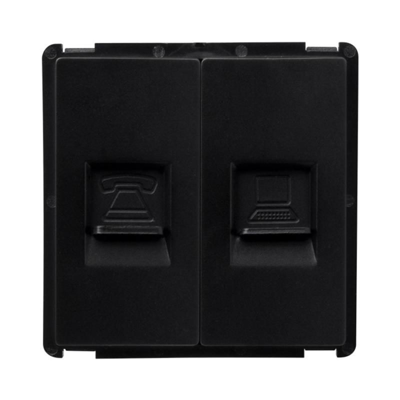 Immagine di Presa RJ45 Internet+ RJ11 Telefono Modern