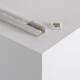 Image de Profilé Aluminium en Saillie avec Capot Continu pour Ruban LED jusqu'à 16mm