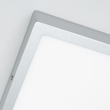 Bild von LED-Deckenleuchte 18W Eckig Aluminium 210x210mm Slim CCT Wählbar Galán SwitchDimm