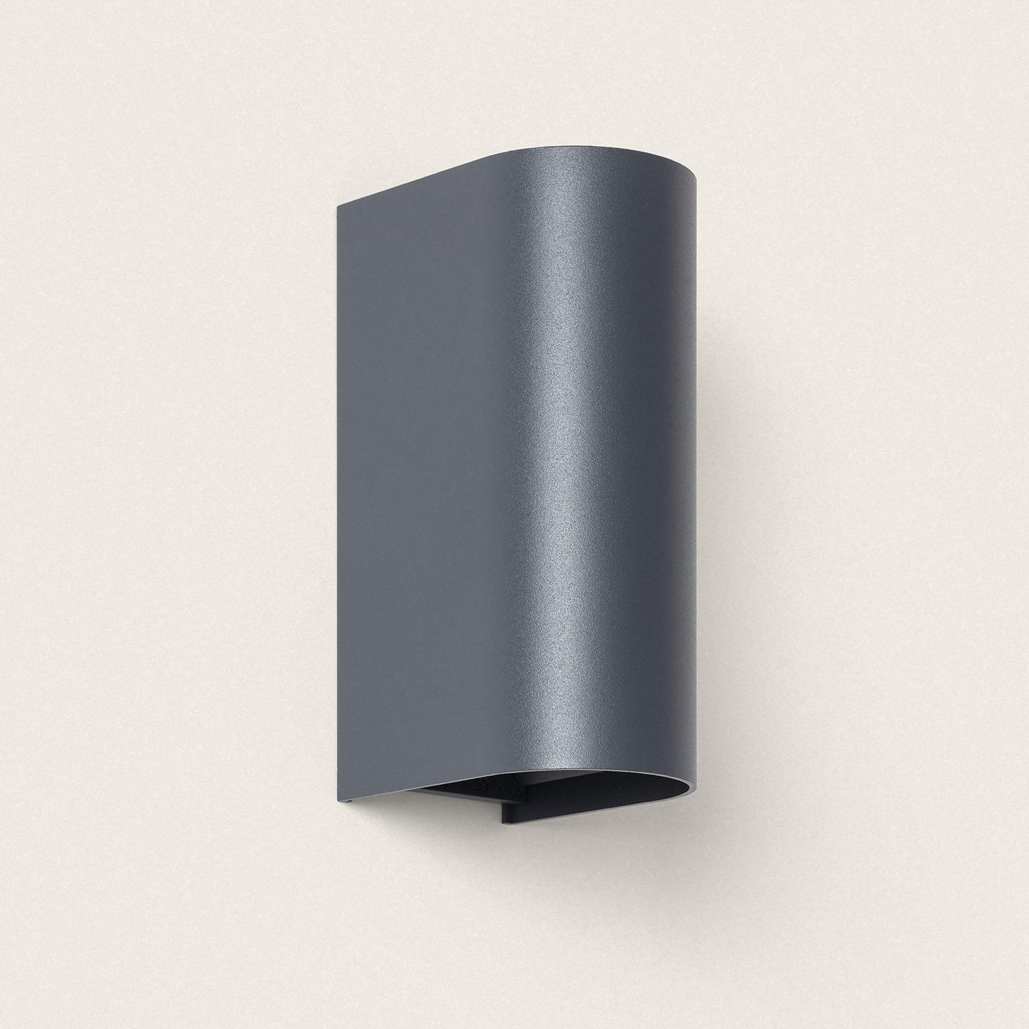 Kinkiet Ścienny LED Zewnętrzny 10W z Aluminium Podwójne Oświetlenie Regulacja CCT Oscilum Round - widok 3
