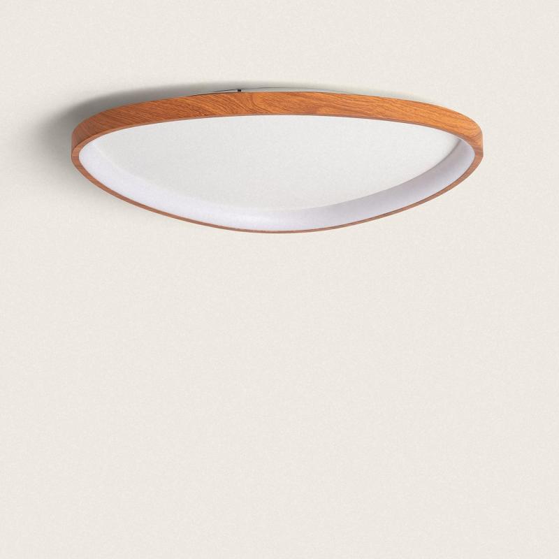 Image of Owen Oval 30W Metal CCT Selectable LED Ceiling Light Ø600 mm