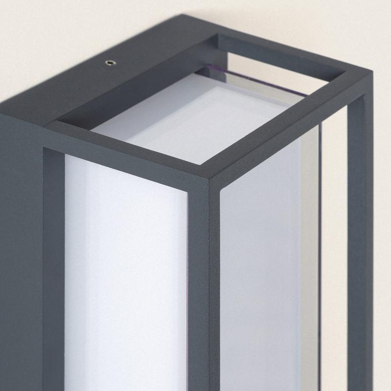 Immagine di Applique da Parete per Esterni LED 12W Alluminio CCT Selezionabile Doppio Diffusore Arelien Large II