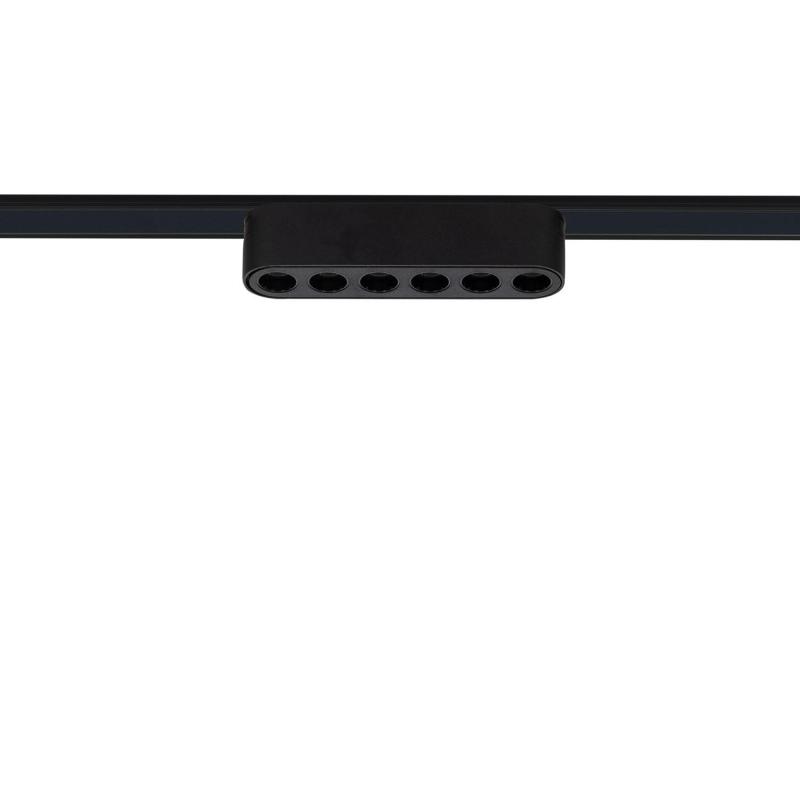 Bild von LED-Linearstrahler Magnetschiene 25mm SuperSlim 6W 48V Schwarz Optic 120mm