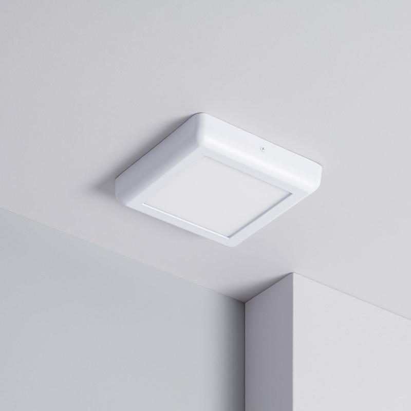 Bild von LED-Deckenleuchte 12W Eckig Metall 178x178mm Design White