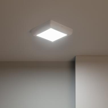 Bild von LED-Deckenleuchte 12W Eckig Metall 178x178mm Design White