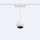 Image de Spot LED Suspendu sur Rail Magnétique 25mm Extra-Plat 12W 48V Concave Ø100 mm Blanc