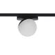 Immagine di Faretto LED Binario Magnatico Monofase 25mm SuperSlim 10W 48V Nero Ø100 mm 