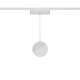 Immagine di Faretto a Sospensione LED Binario Magnetico 25mm SuperSlim 10W 48V Bianco Ø100 mm