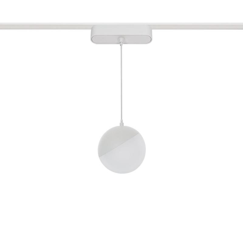 Immagine di Faretto a Sospensione LED Binario Magnetico 25mm SuperSlim 10W 48V Bianco Ø100 mm