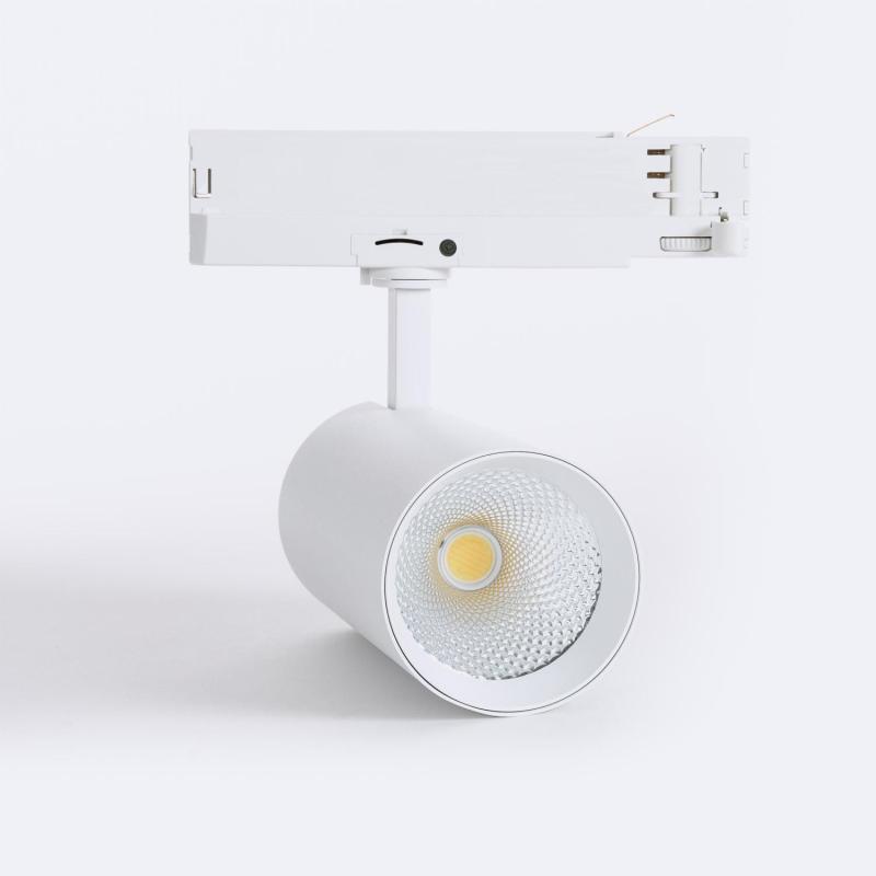 Image de Spot LED sur Rail Triphasé 40W Carlo Blanc