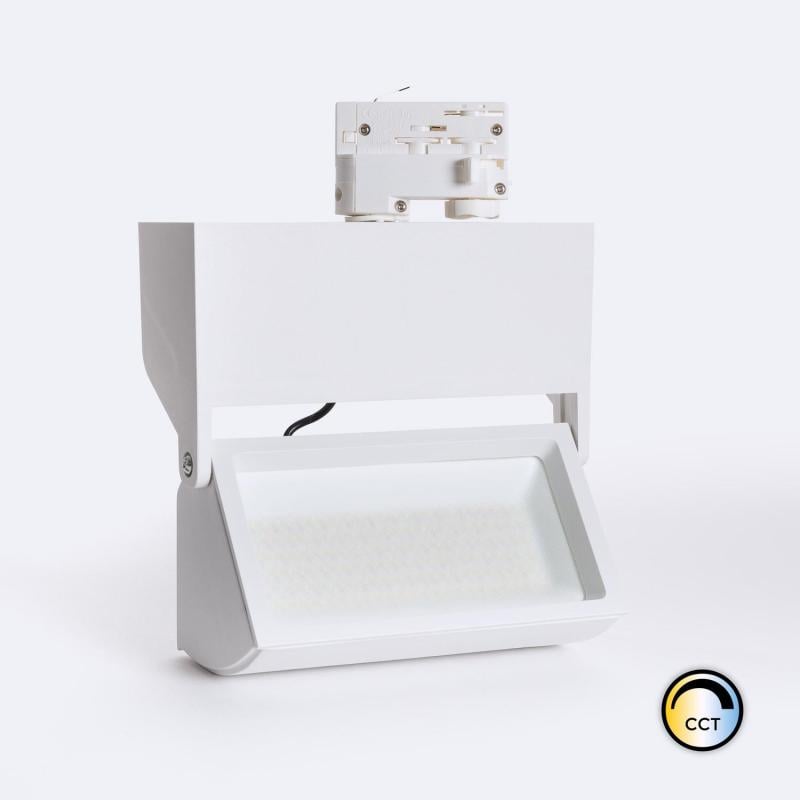 Bild von 3-Phasenstromschiene LED-Strahler 38W Piero CCT Wählbar