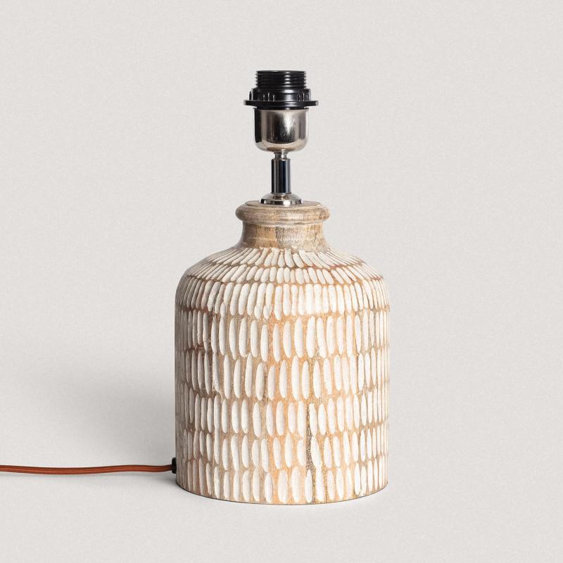Image of Govesan Wooden Table Lamp Base ILUZZIA