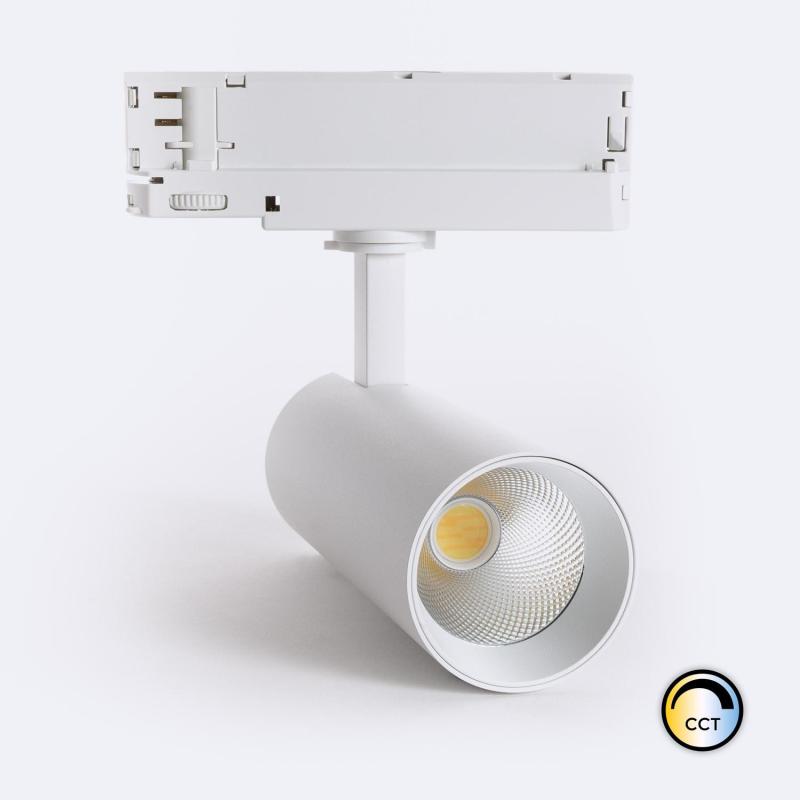 Image of Carlo 20W CCT Selectable LED Spotlight LIFUD for 3-Circuit Track in White