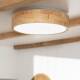 Image de Plafonnier LED Rond Bois 15W CCT Sélectionnable Dari Ø370 mm