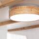 Image de Plafonnier LED Rond Bois 15W CCT Sélectionnable Dari Ø370 mm