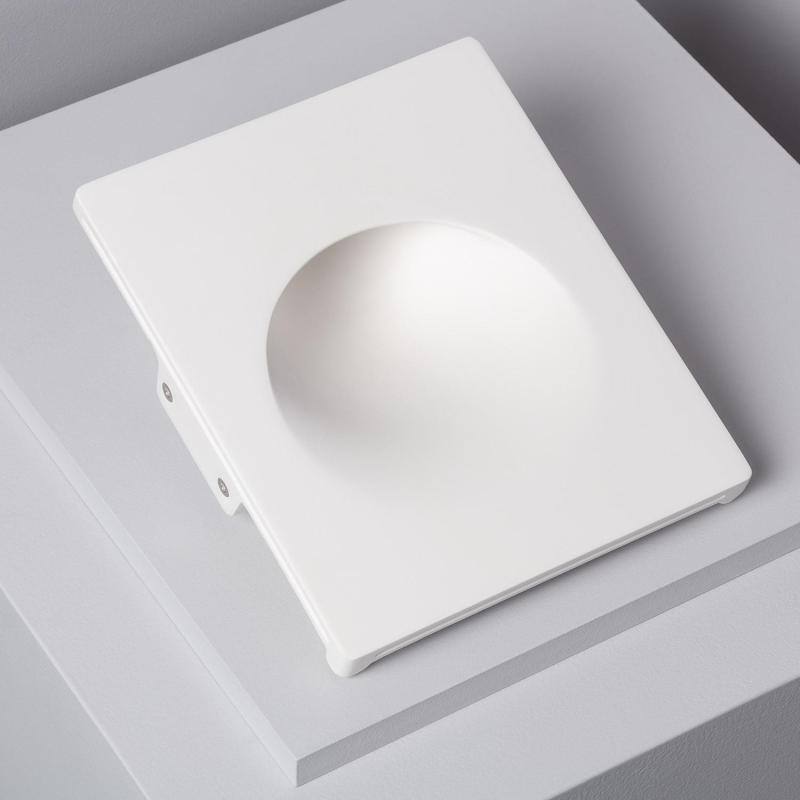 Afbeelding van Wandlamp Inbouw Gips voor LED GU10 / GU5.3  Lamp Zaagmaat 253x213 mm
