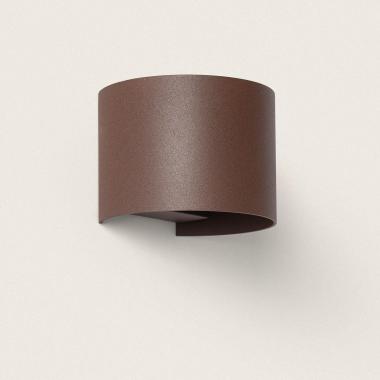 Bild von LED-Wandleuchte Aussen 10W Aluminium Doppelseitige Beleuchtung CCT Wählbar Iridix Rund