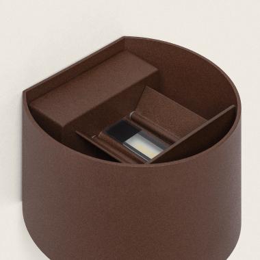 Bild von LED-Wandleuchte Aussen 10W Aluminium Doppelseitige Beleuchtung CCT Wählbar Iridix Rund