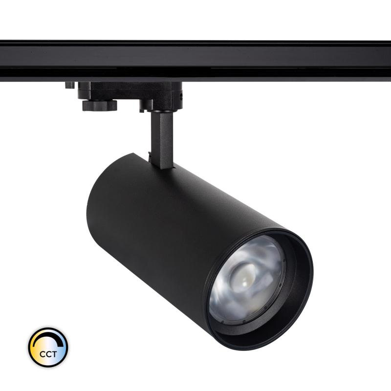 Bild von 3-Phasenstromschiene LED-Strahler 30W CCT Wählbar d'Angelo Schwarz PHILIPS Xitanium mit variabler Optik