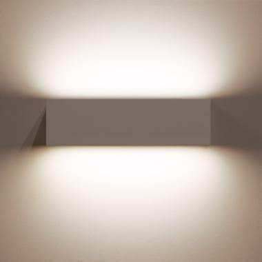 Image of 10W Lena Outdoor Rectangular White LED Wall Light with Double Sided Illumination