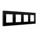 Image de Plaque Crystal 4 Emplacements Modern