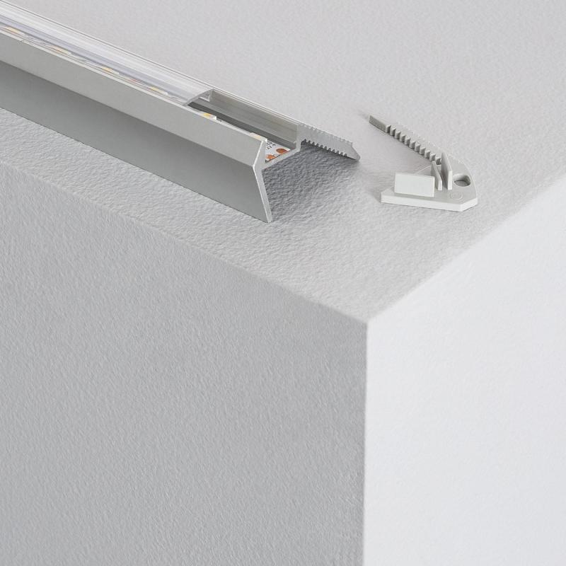 Image of 1m Aluminium Staircase Profile for LED Strips 