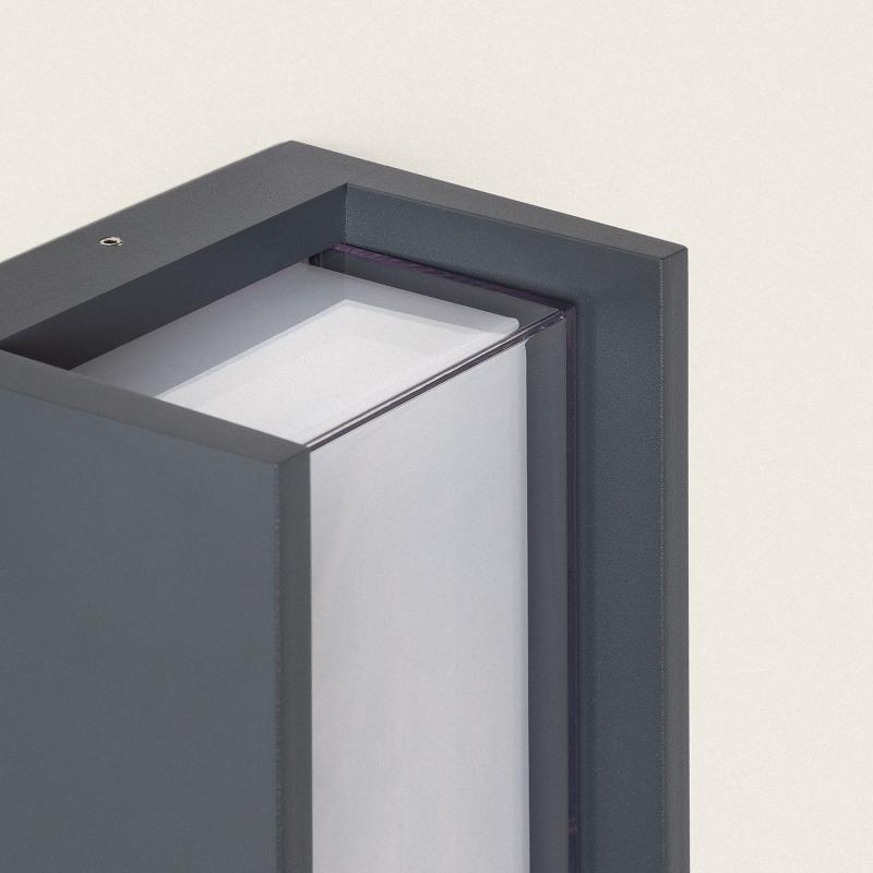 Immagine di Applique da Parete per Esterni LED 12W Alluminio CCT Selezionabile Diffusore Doppio Lysandra